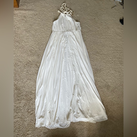 J crew Ursula wedding gown- ivory. Sz 8. Used - great condition & garment bag - Picture 6 of 10